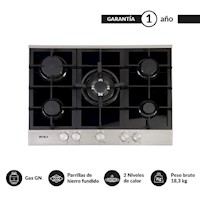 Encimera Deluxe Chef 75 cm Gas Natural FDV